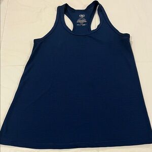 Women's Navy Blue Racerback Tank Top